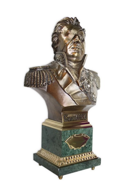 Михаил Илларионович Кутузов Bronze sculpture of Mikhail Illarionovich Kutuzov