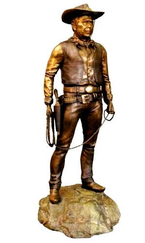 Джордж Буш. Bronze sculpture of the President of the United States